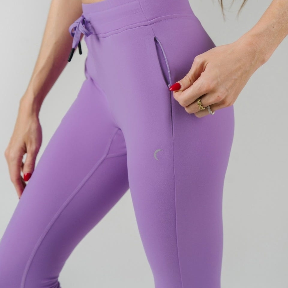 Women's Zyia Orchid Confluence Zipper Joggers